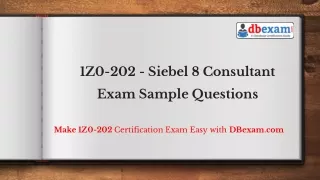 1z0 202 siebel 8 consultant