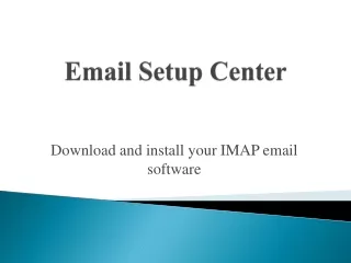 email setup center