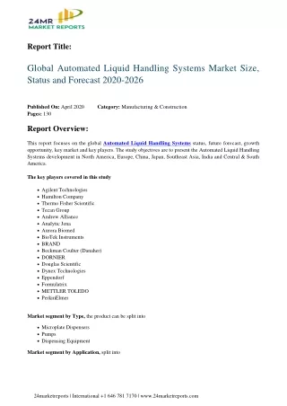 report title