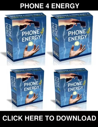 Phone 4 Energy PDF, eBook by Ryan Wilson
