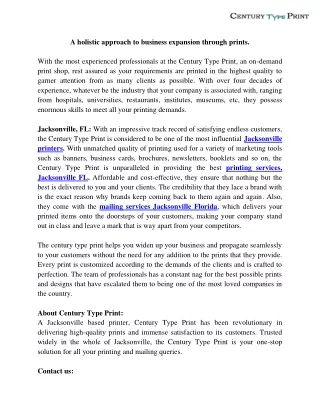 a holistic approach to business expansion through