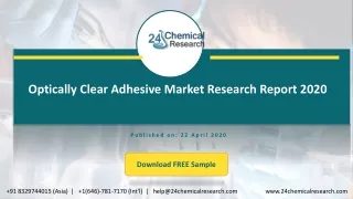 optically clear adhesive market research report