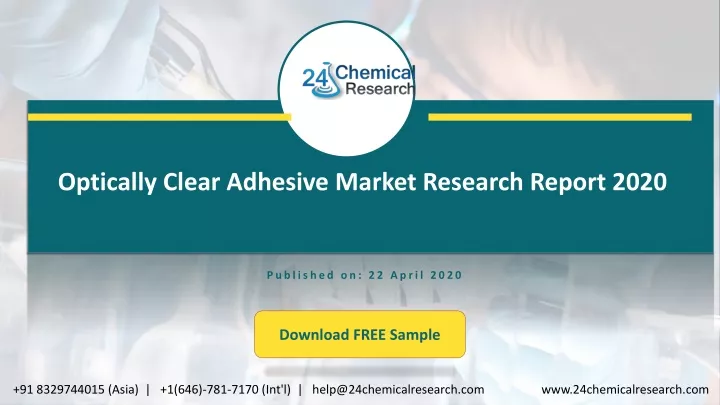 optically clear adhesive market research report