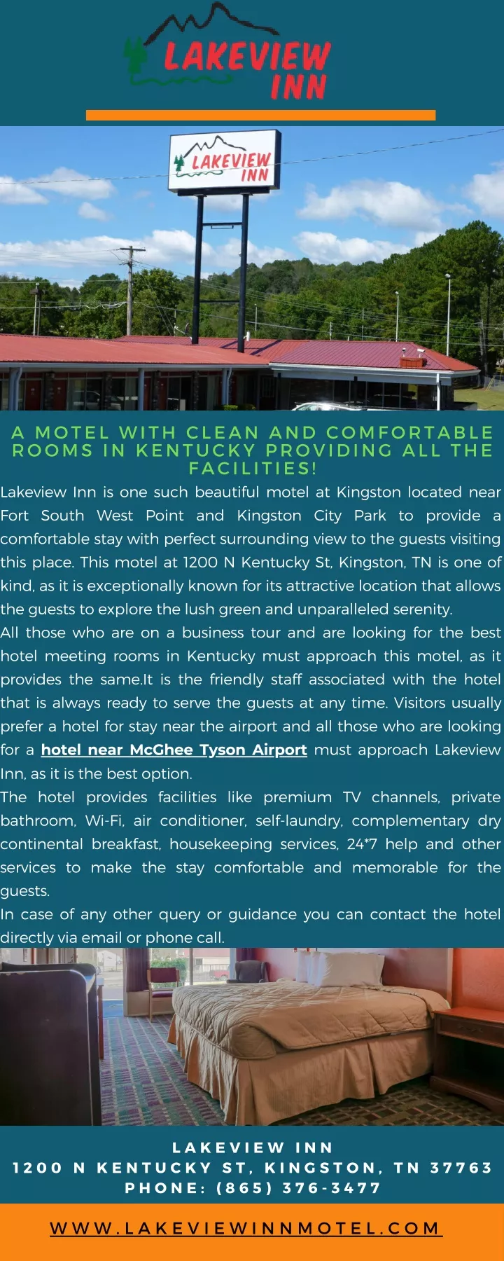 a motel with clean and comfortable rooms