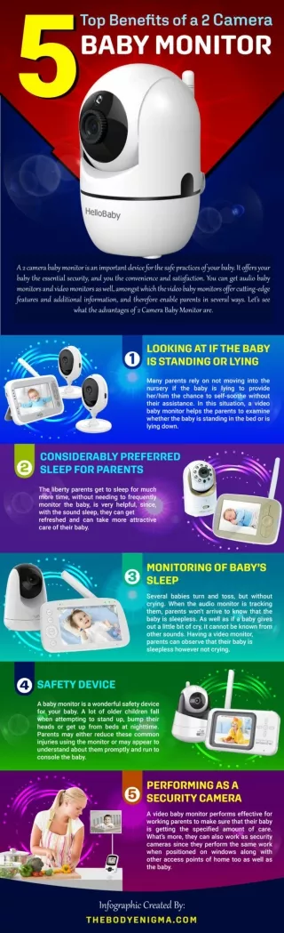 5 Top Benefits of a 2 Camera Baby Monitor
