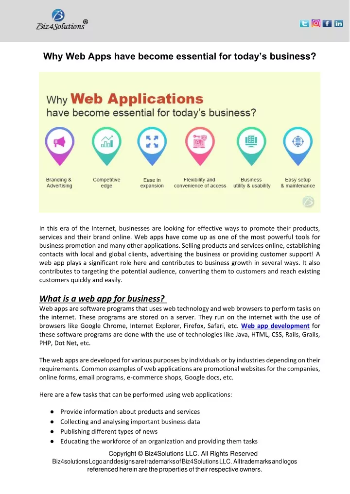 why web apps have become essential for today