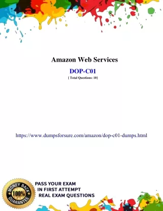 2020 Valid Amazon DOP-C01 Exam Dumps