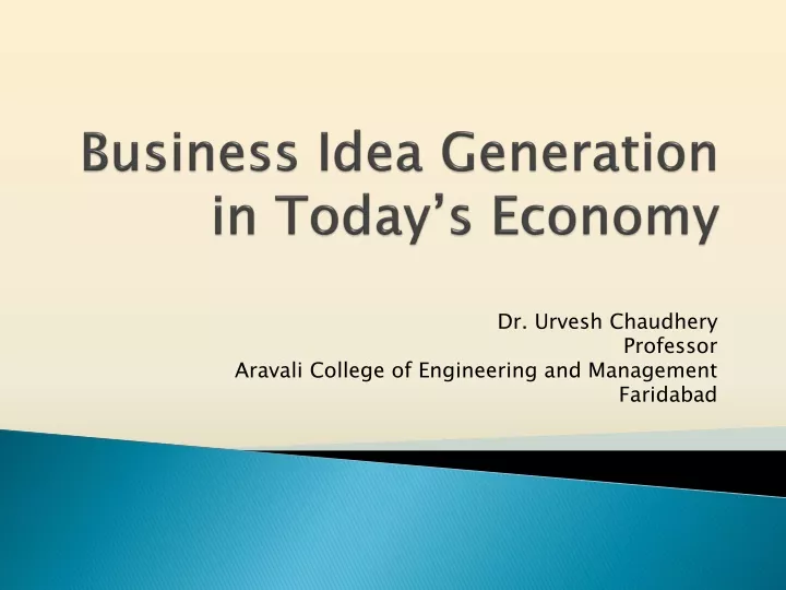 business idea generation in today s economy