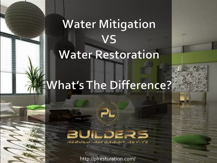 water mitigation vs water restoration what s the difference