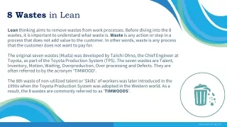 8 Wastes in Lean