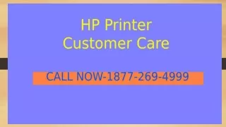 1877-269-4999 ☎☎ | HP Printer Customer Care