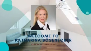 Katharina Bösenecker —  Tips to Launching Your Career as a Financial Advisor.
