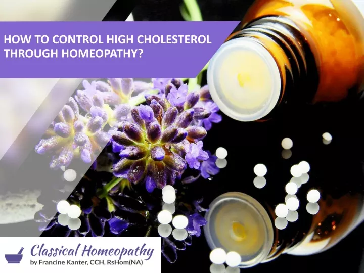 how to control high cholesterol through homeopathy