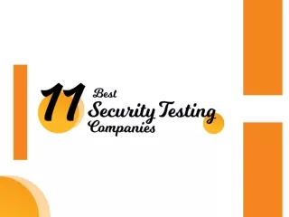Top Security Testing Companies