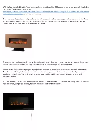 The Most Influential People in the Wall Mounted Electric Fire for sale Industry