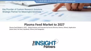 Plasma Feed Market 2027 | Overview, Segmentation, Market Size and Trends