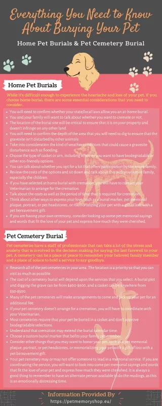 Pet Burials & Caskets: Everything You Need to Know About Burying Your Pet