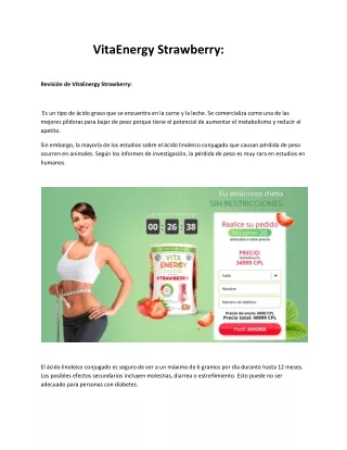 vitaenergy strawberry