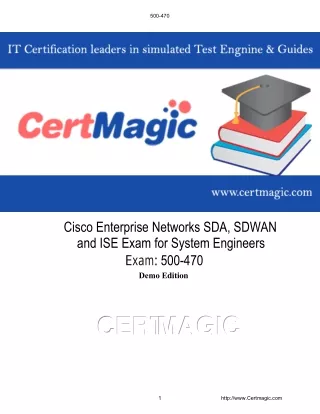 Cisco Enterprise Networks SDA, SDWAN and ISE Exam for System Engineers 500-470 Test Preparation