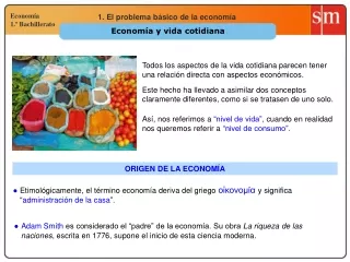 econom a y vida cotidiana