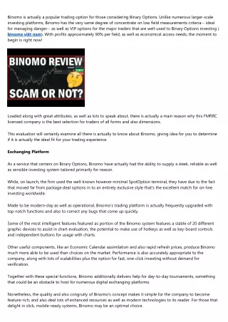 What Is actually Binomo and also How Does It Work?