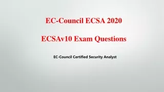 ec council ecsa 2020 ecsav10 exam questions