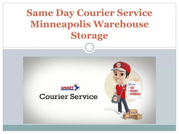 same day courier service minneapolis warehouse storage