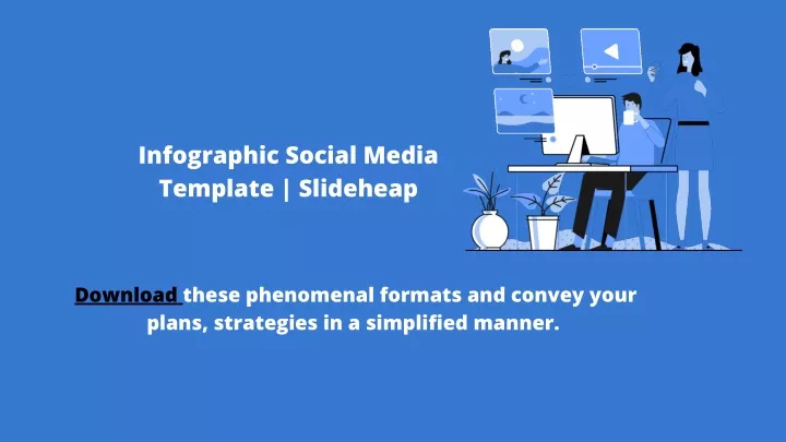 infographic social media template slideheap