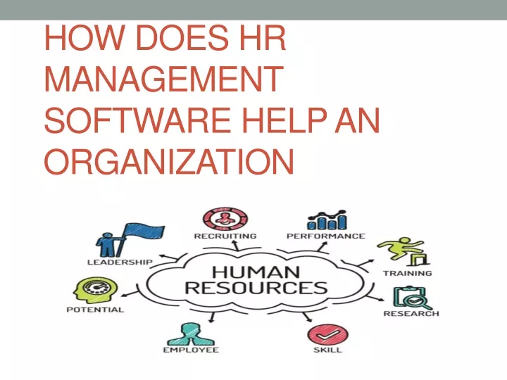 how does hr management software help an organization