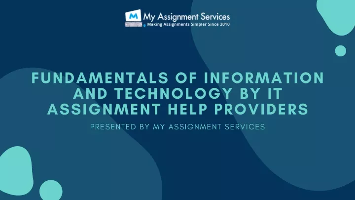 fundamentals of information and technology