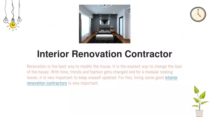 interior renovation contractor
