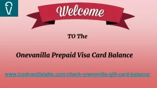 Onevanilla Gift Card Balance | Onevanilla Check Balance
