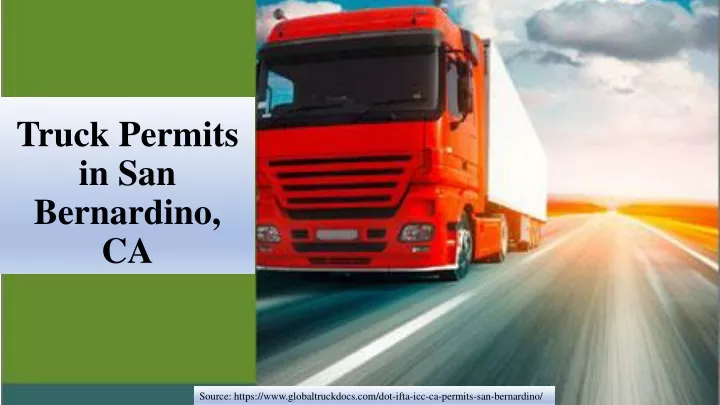truck permits in san bernardino ca