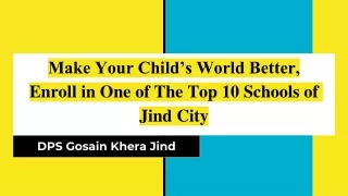 Innovative and Best CBSE Affiliated School in Jind