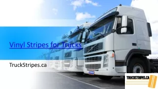 Vinyl Stripes for Trucks