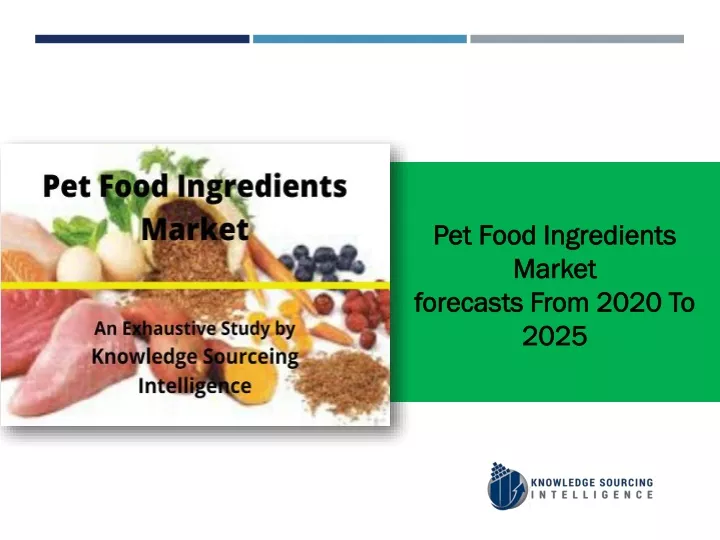 pet food ingredients market forecasts from 2020