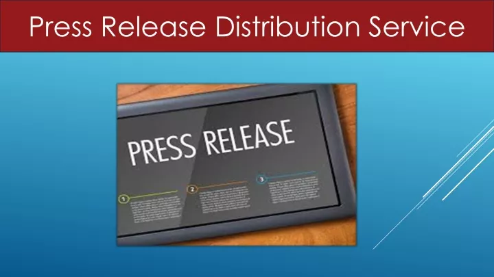 press release distribution service