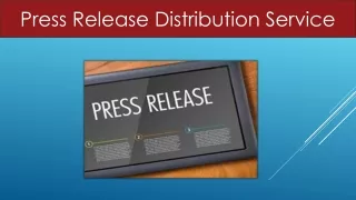 press release distribution service