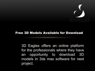 3D Eagles | Online Guide to Different Kinds of 3d Models
