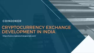 Bitcoin Exchange Script Development in India- Coinjoker