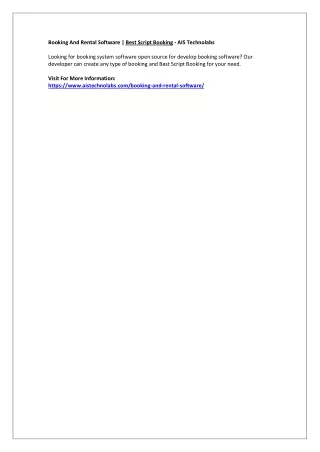booking and rental software best script booking