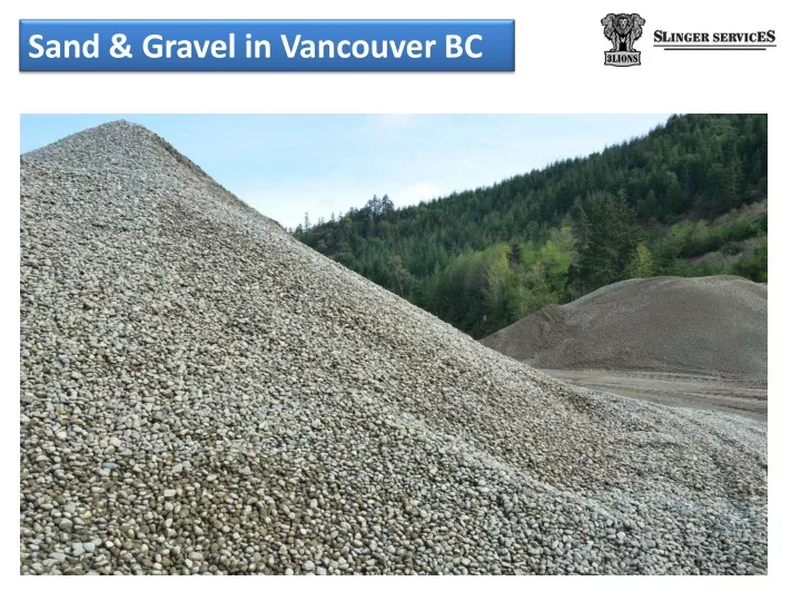 sand gravel in vancouver bc