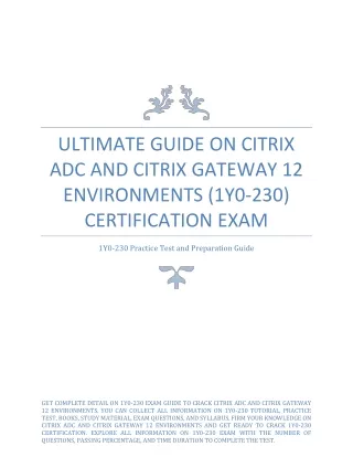ultimate guide on citrix adc and citrix gateway