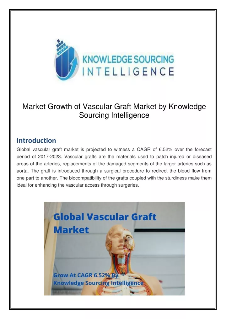 market growth of vascular graft market