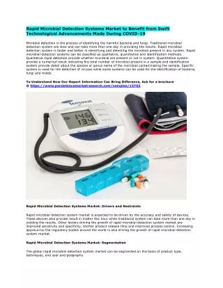 rapid microbial detection systems market