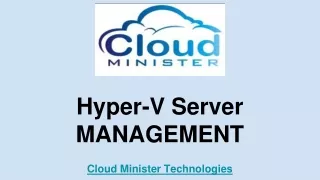 hyper v server management