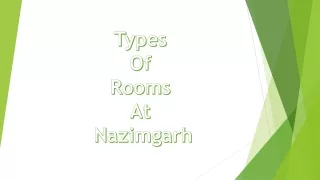 5 Star Hotel Room of Nazimgarh