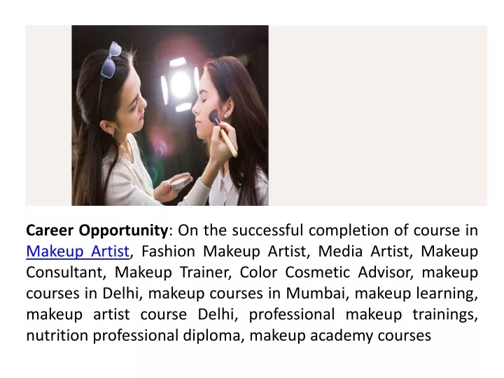 career opportunity on the successful completion