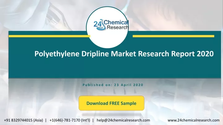 polyethylene dripline market research report 2020