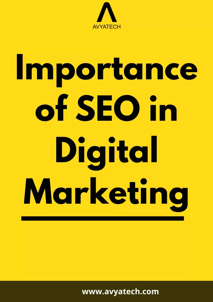 importance of seo in digital marketing
